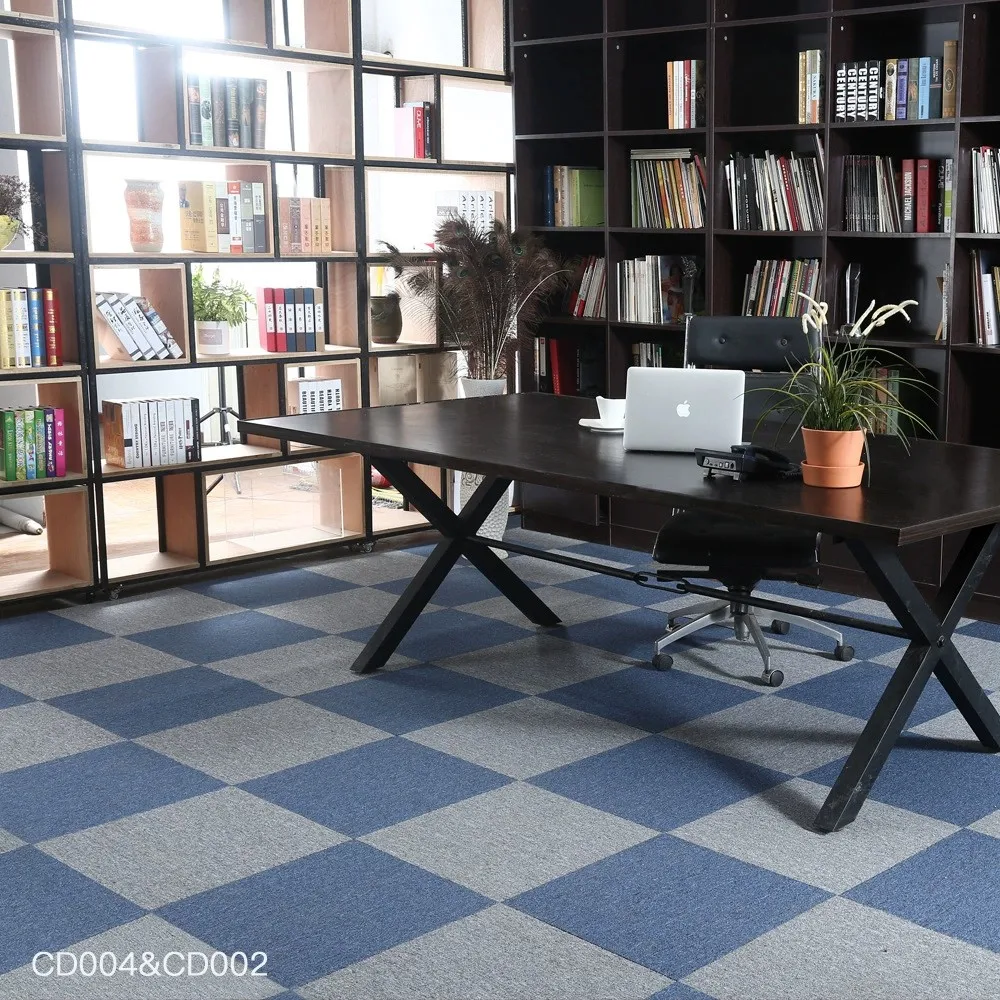 Affordable  China Floor Removable Office 50*50 Square Carpet Tiles Eco-friendly carpet