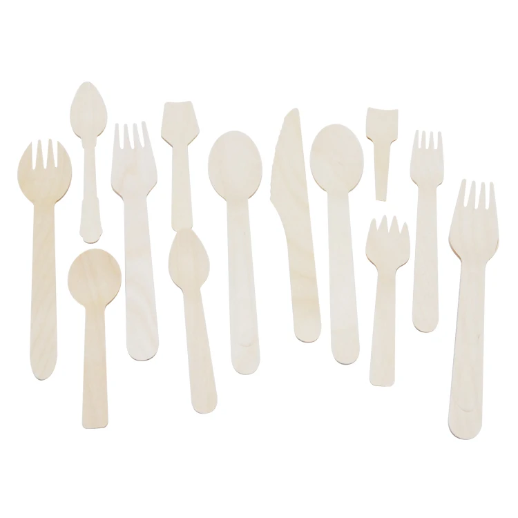 Информация о поставщике уникальный дизайн Пищевой Одноразовых бамбуковых и березовые деревянные столовые приборы с горячей печатью слово