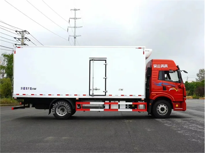 Factory Supply FAW Mini 3tons 4tons 5tons Frozen Refrigerated Truck with Thermoking Unit