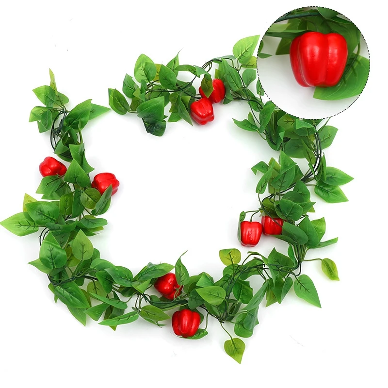 Yopin-2326 Hot Sale Artificial Real Touch Grape Fruit Vine For Home Decoration