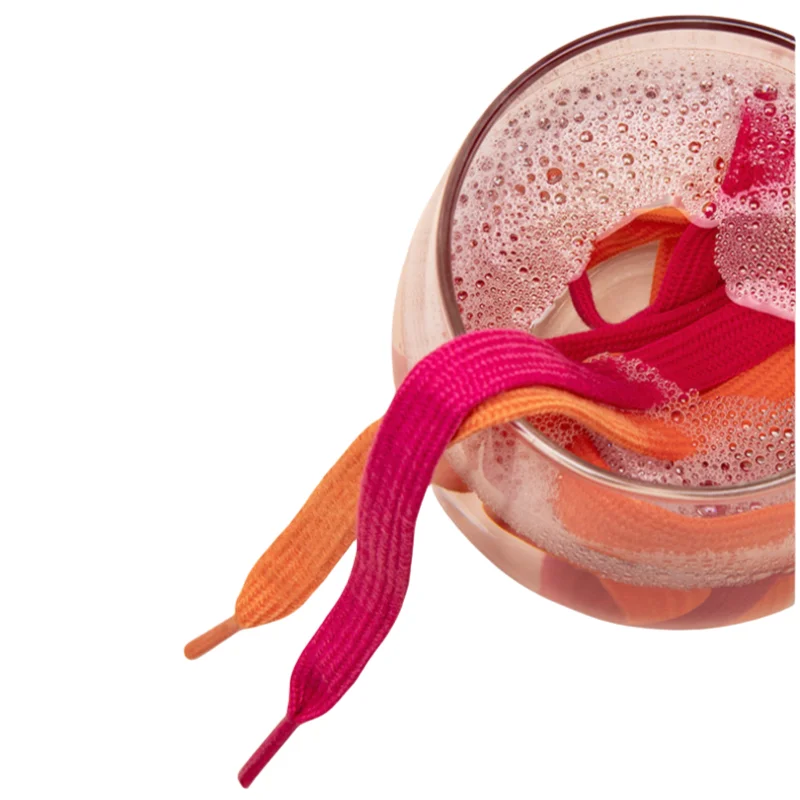 AJ fashion good quality double layers flat shoe lace 1cm wide 0.8-1.6m length wholesale Polyester shoelace