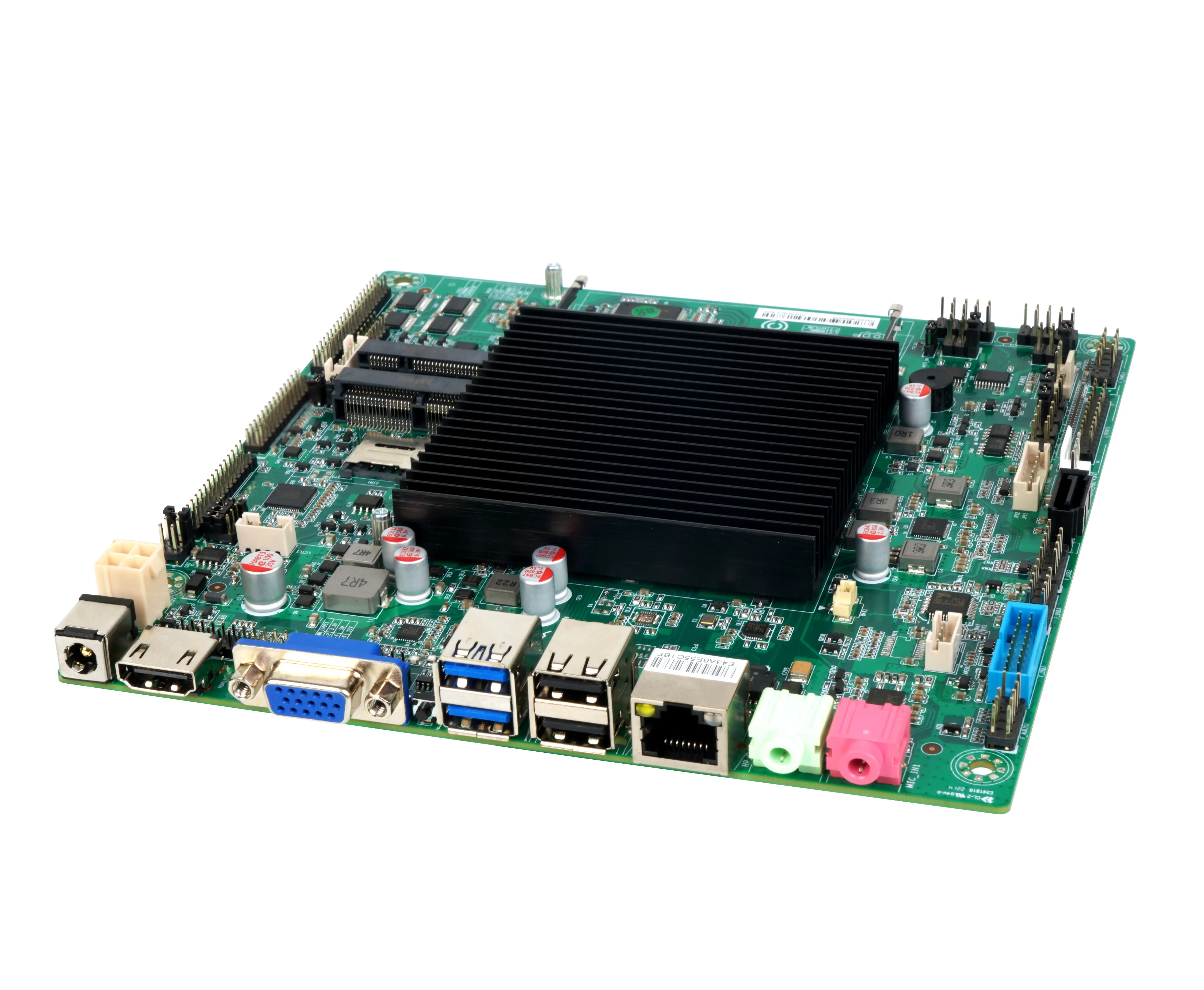 Mini itx industrial Motherboard with UHD Graphics 600 Three display Gemini lake J4125 DDR4 embedded motherboard