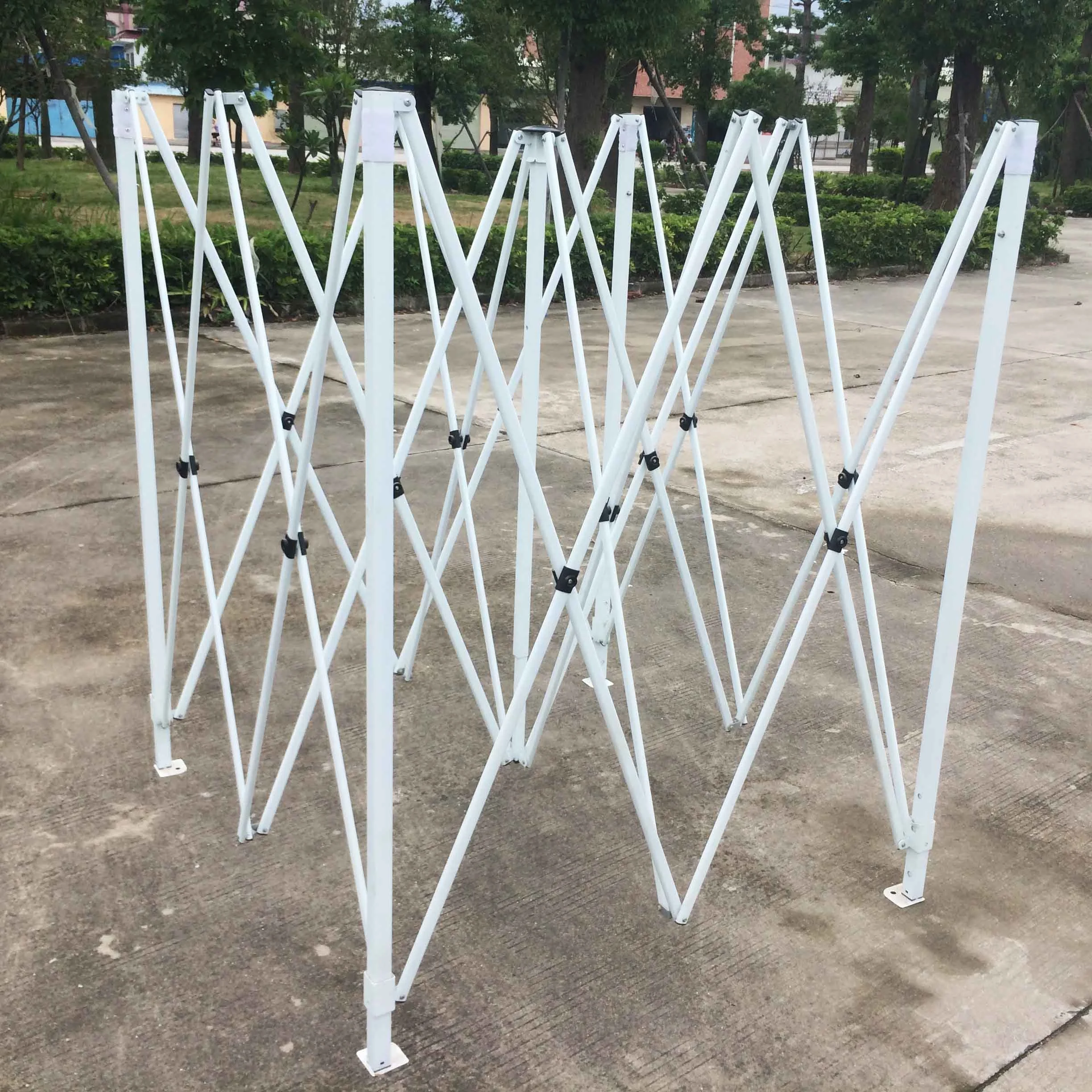 10x10 10x15 футов сделанные на заказ стальные выдвижные палатки рекламный навес палатка для выставки открытом