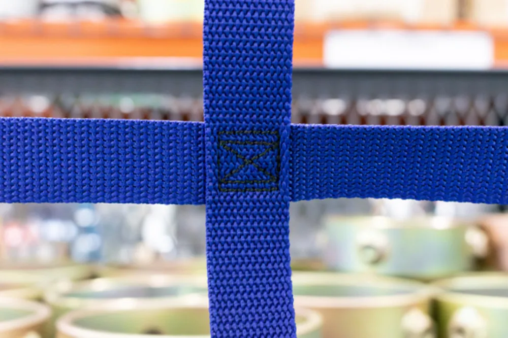 Warehouse Cart Netting 48*24 inch Cargo Protection Flat Webbing Safety Net