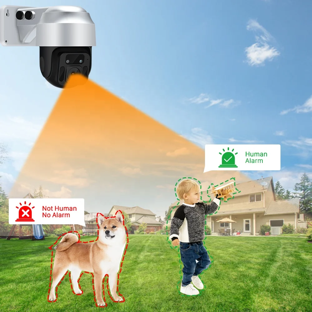 Маленькая инфракрасная беспроводная камера видеонаблюдения 1080p wifi ночного видения на солнечной батарее 4g