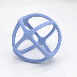 Wholesale Dinosaur 3D Silicone Teether Gripping Balls Safe Teething Toys Ball for Babies