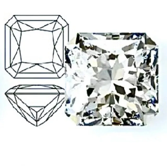 Radiant Shaped Loose Stone + H VS1 CVD White Lab Grown Loose Stone IGI Certified Radiant Shaped Synthetic Diamond Retail Price