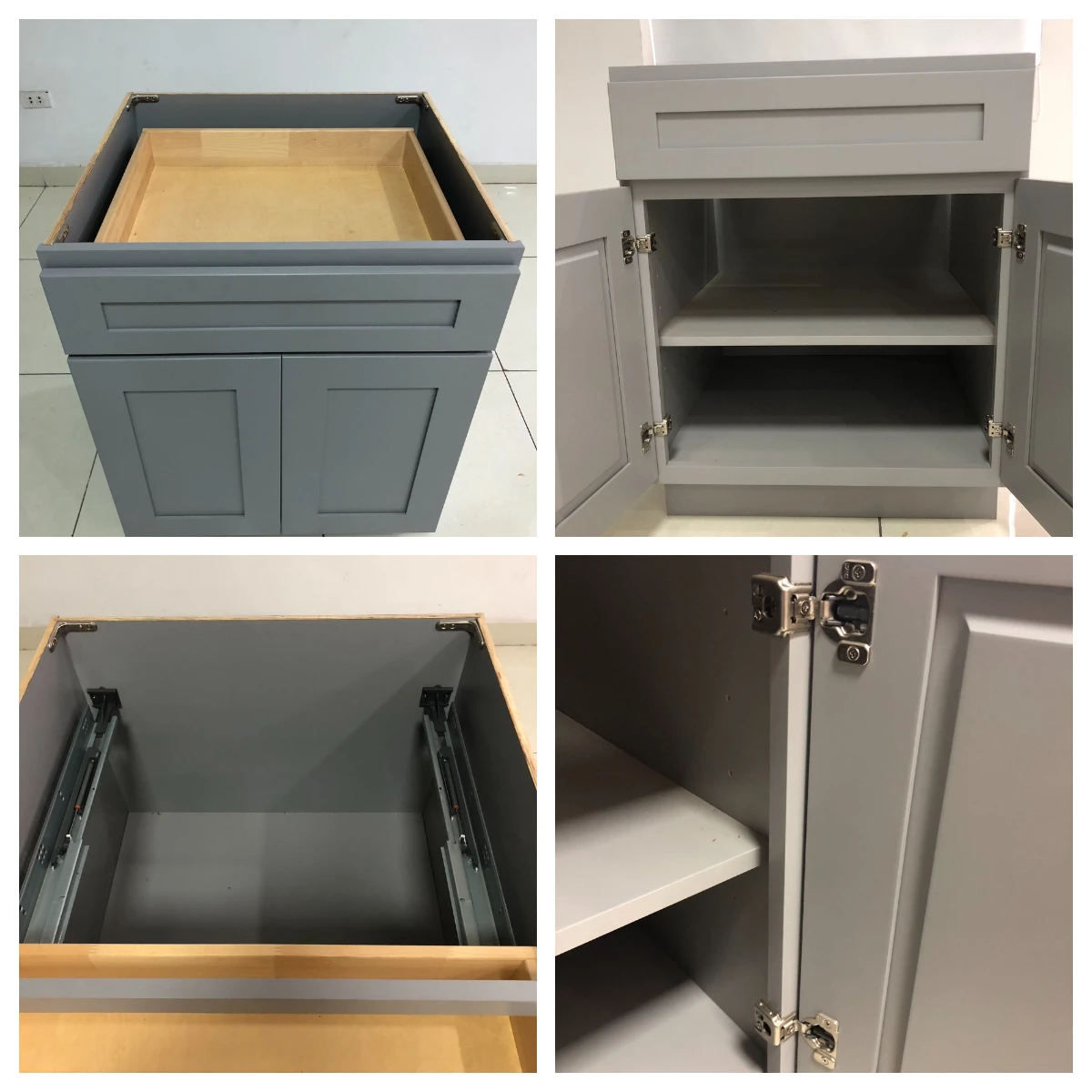 Vietnam Factory wholesale Complete Kitchens Cabinet For Small Kitchen With Wall Hanging Cabinet