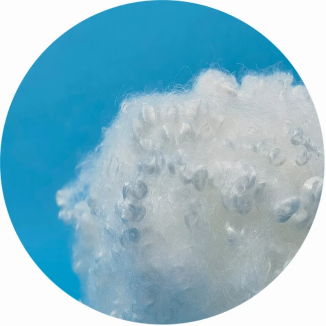 15D64MM Virgin FR hcs fiber siliconized for filling