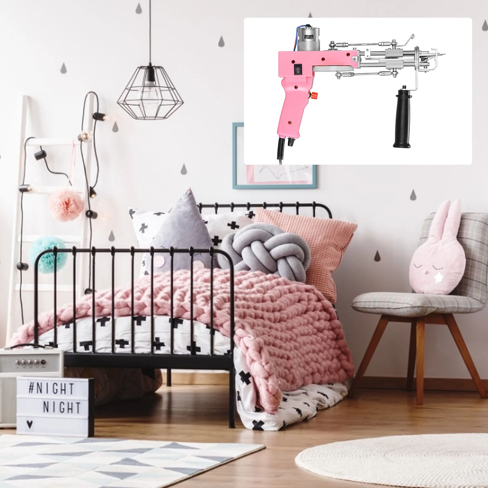 Tufting Gun Cut Pile and 2 in 1 Cut pile & loop pile tufting gun carpet rug tufting gun 2022