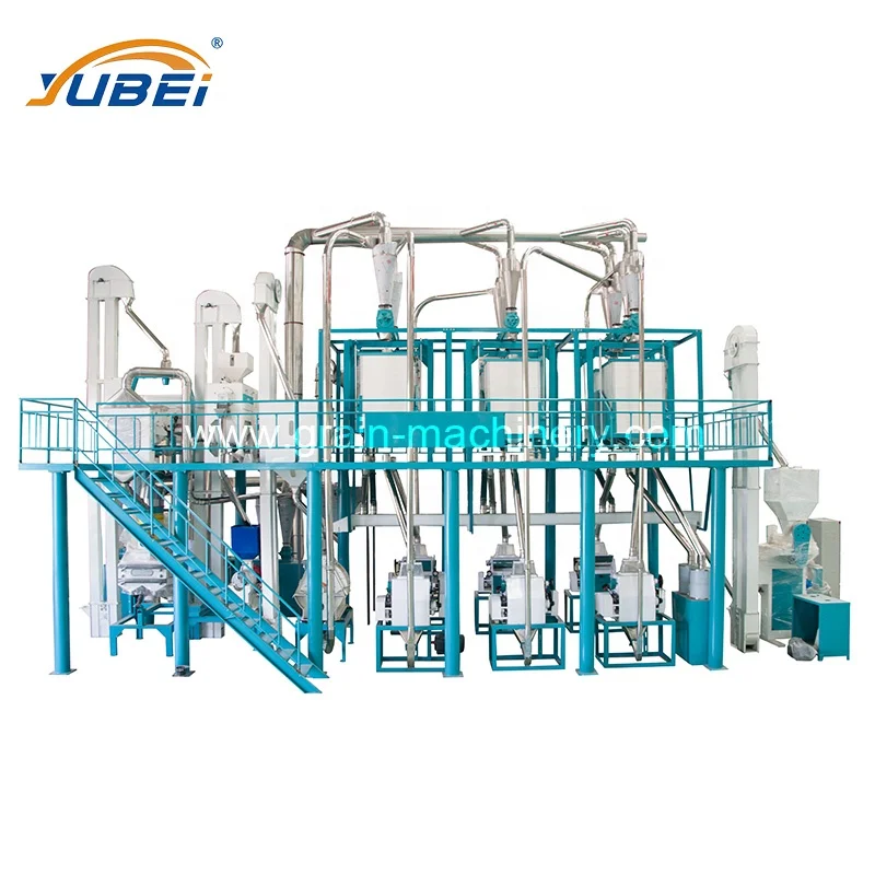 50TPD Africa Market Low Cost High Quality Maize Mill Maize Flour Mill Machine
