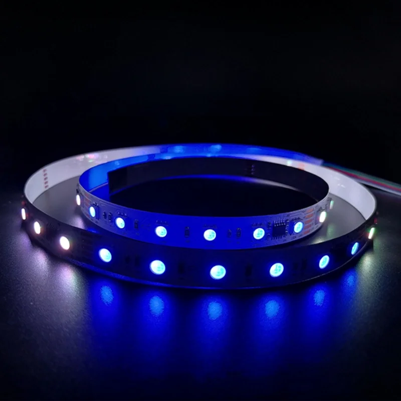 Addressable RGB external DMX512 digital SMD5050 RGB 24V 60leds digital smart LED Strip