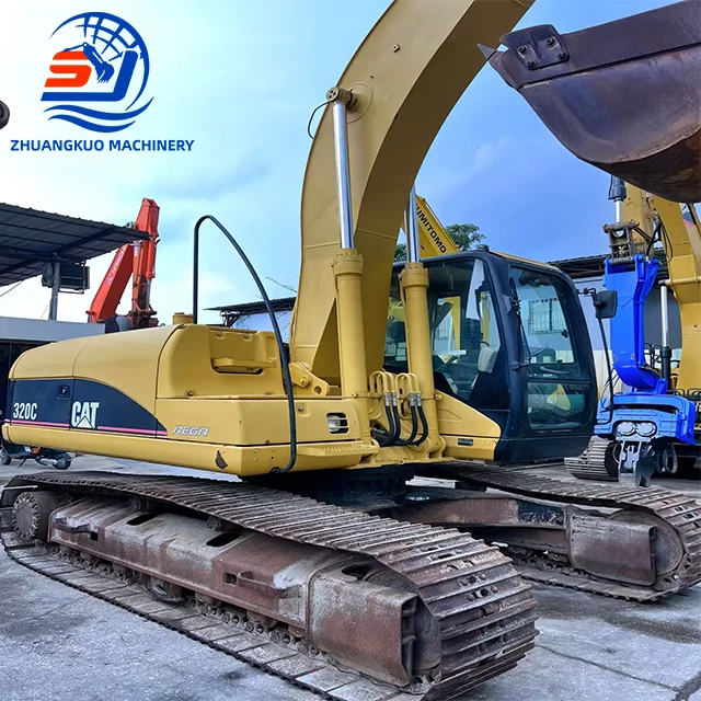 Экскаватор б/у Cat320C excadora 20 тонн Caterpillar cat 320 320gc 320gx 323gc 326gc 330gc низкая цена в продаже