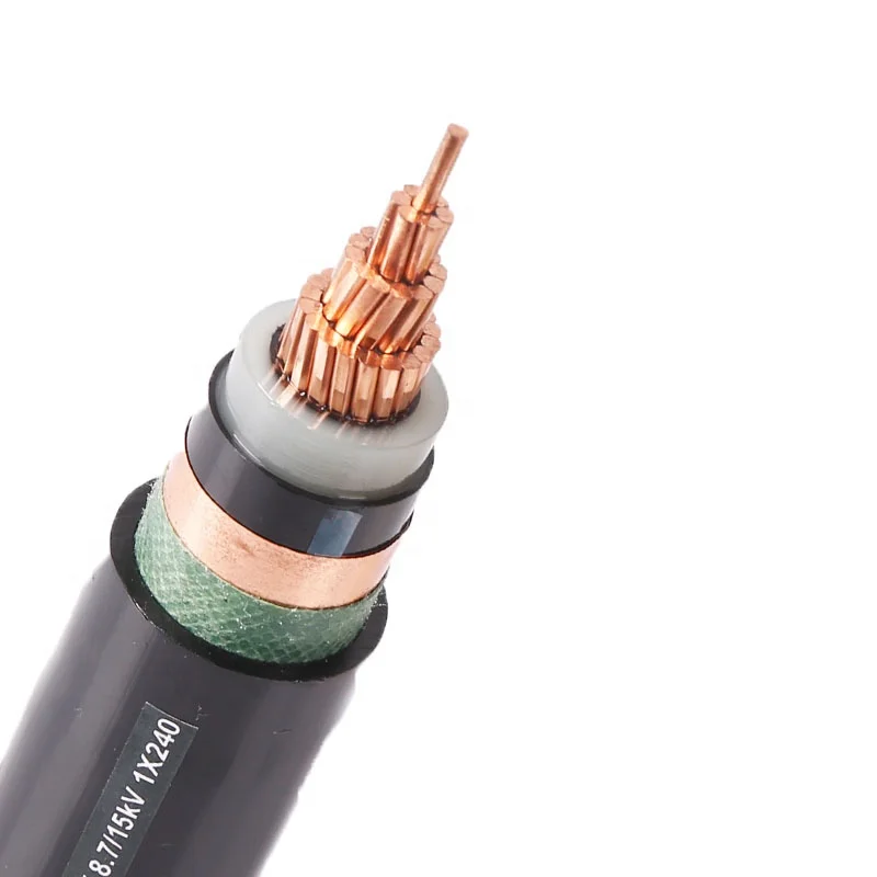 XLPE High Voltage Power Cable Copper Core Cable 35/50/70/95/120/150/185/240/300/400mm2 High Voltage Cable 3core