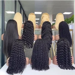 Wholesale Brazilian Virgin Remy Human Hair 13X4&6 Lace Front Highlight Wigs HD Transparent Human Hair Wigs For Black Women