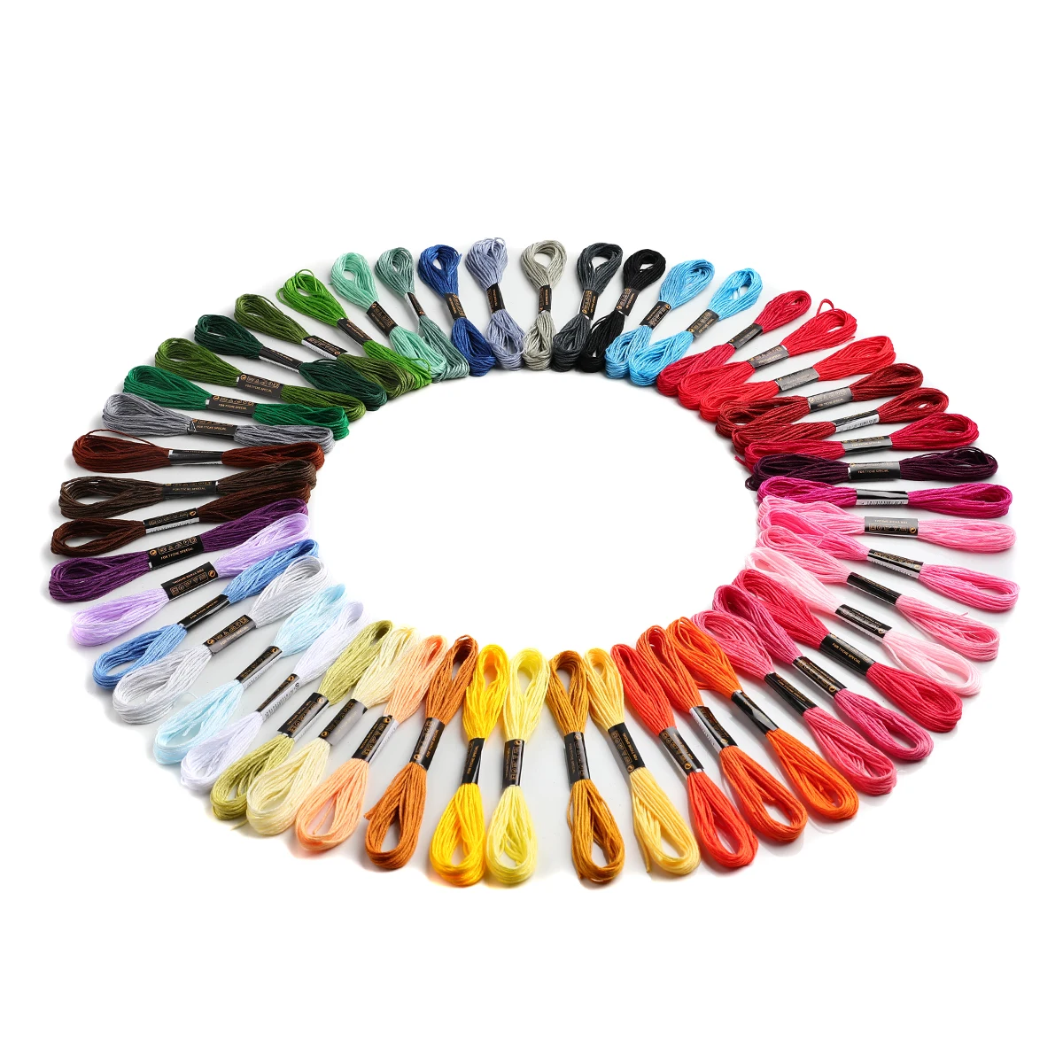  Cross Stitch Threads for Needlepoint Crafts Flos with floss set Rainbow Color Embroidery