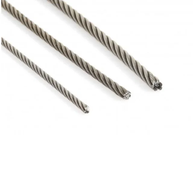 EN 12385-4 Flexible steel wire rope 7X19 6x19+FC (IWRC)  For Sling / Marine / Architectural / Oil & Gas