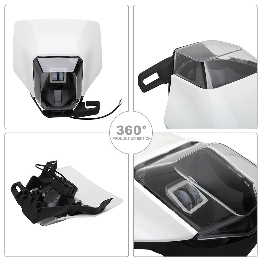 JFG двигатель 2021 светодиодные фары головной свет лампы для Husqvarna FC FE FX TC TE TX 125 250 300 350 450 501 FE250 FC250