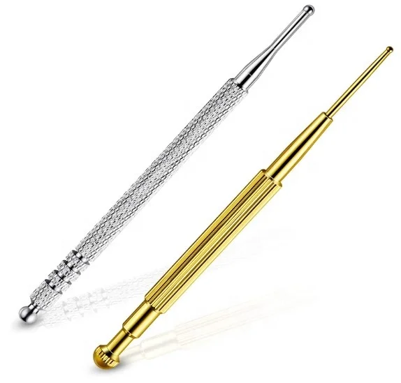 Ear and Body Acupuncture Point Probe Retractable Acupuncture Stainless Steel Pen MassageTool for Personal Health Car