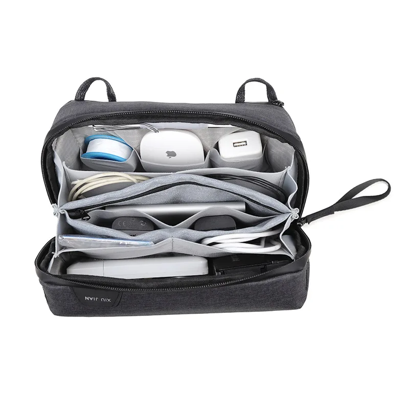 Portable Splashproof Travel Cord Tech Case Electronic Accessories Cable Gadgets Organizer Bag