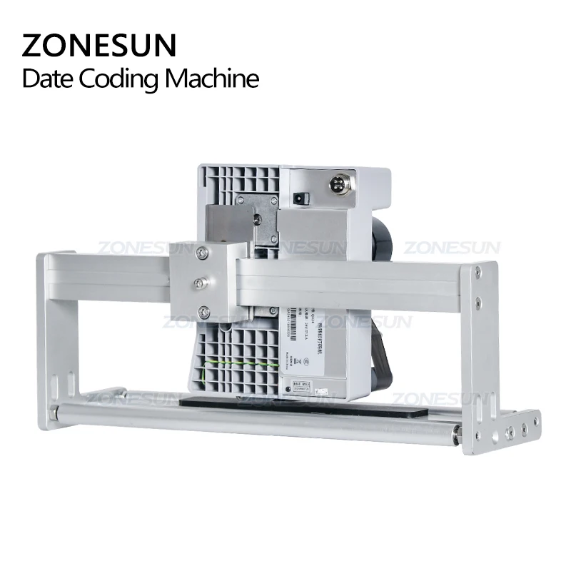 ZONESUN Semi Automatic Intelligent Date Coder Batch Production Date Printing Machine For Labeling Machine