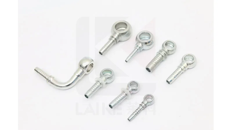 70011 Metric Banjo DIN 7642 Fitting with Bolt in Straight or 90 Elbow