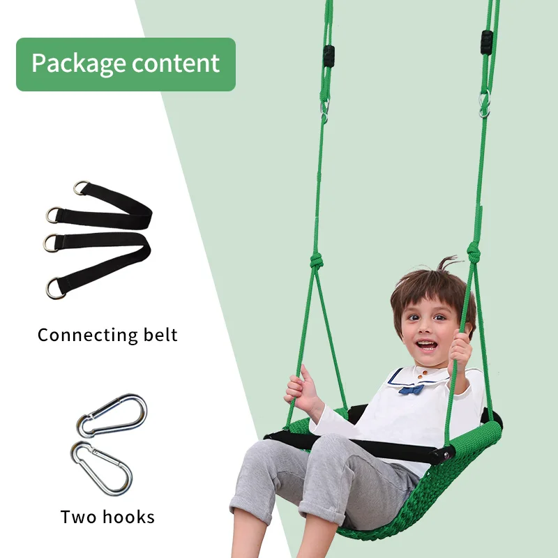 China hot selling baby swing set  and child swing for playground and toddler bedroom
