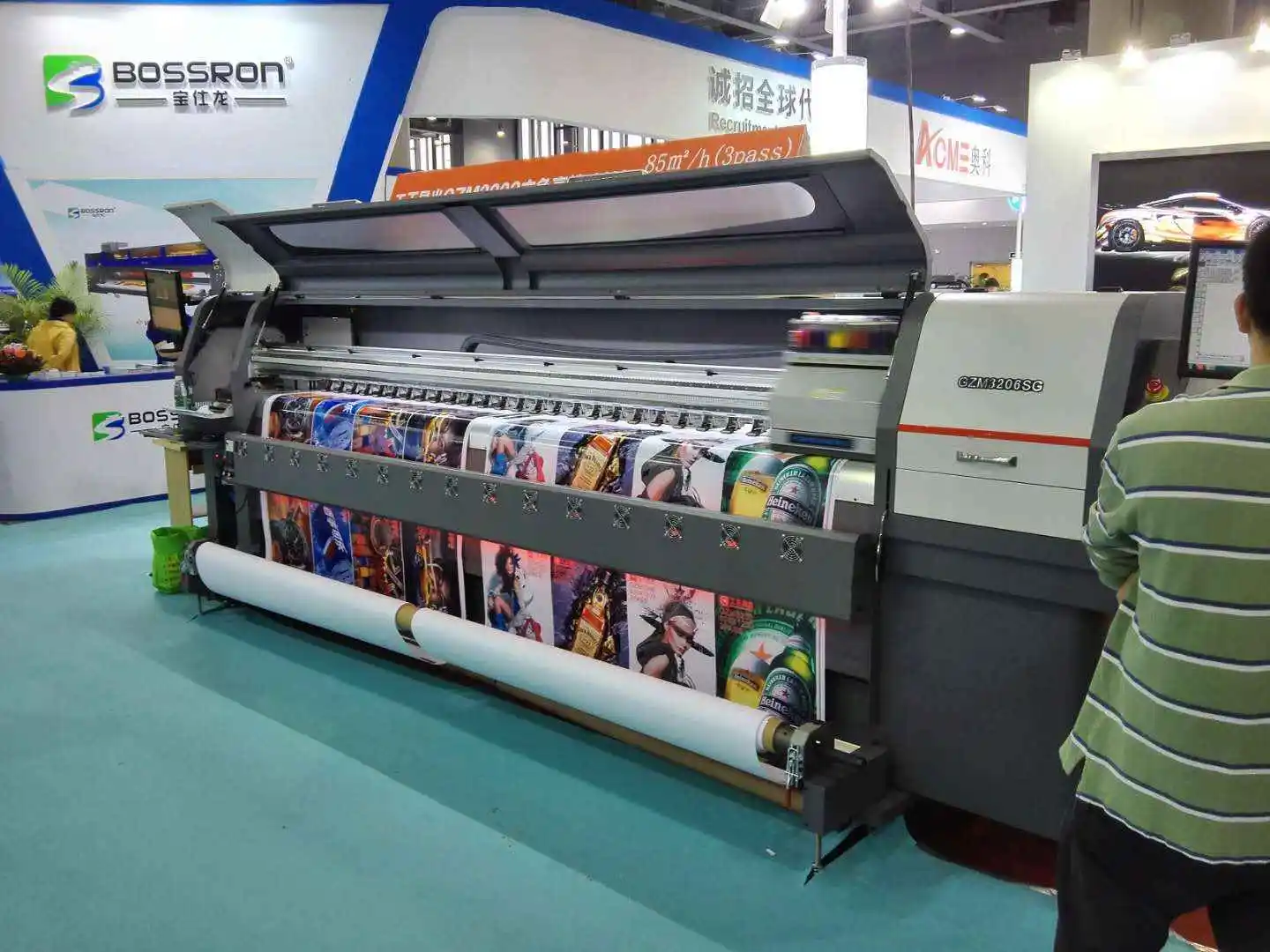 1.6meters Thunder jet with dx5/i3200  printhead 3.5pl eco solvent printer machine