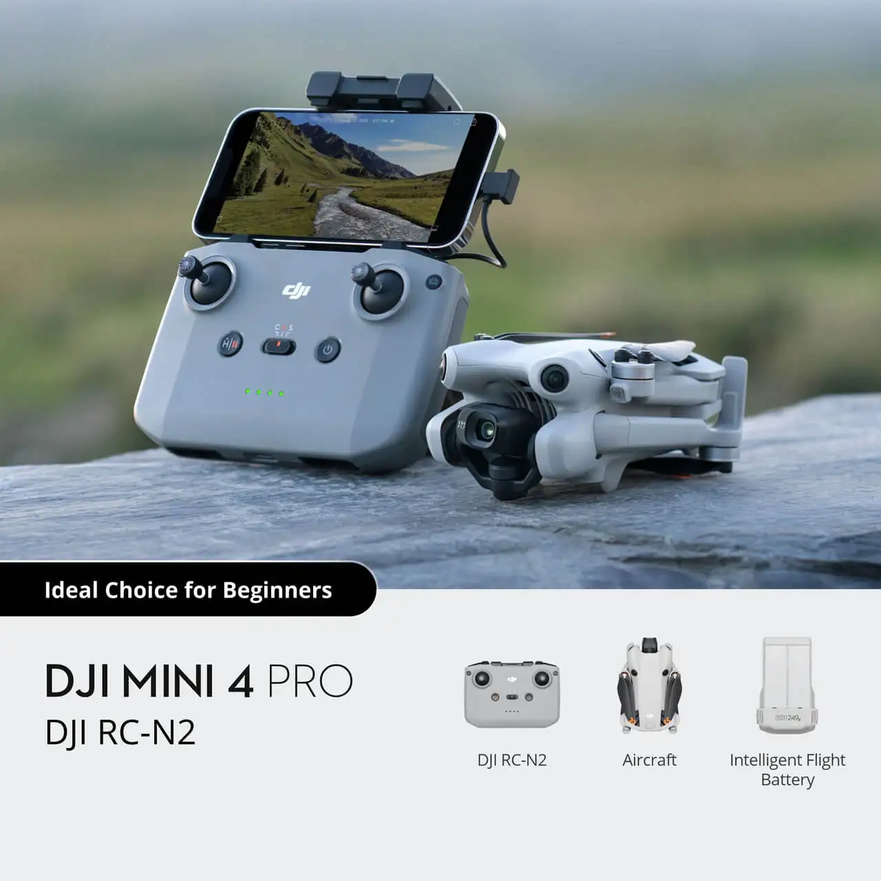 Discounted for-DJI Mini 4 Pro Fly More Combo with RC 2