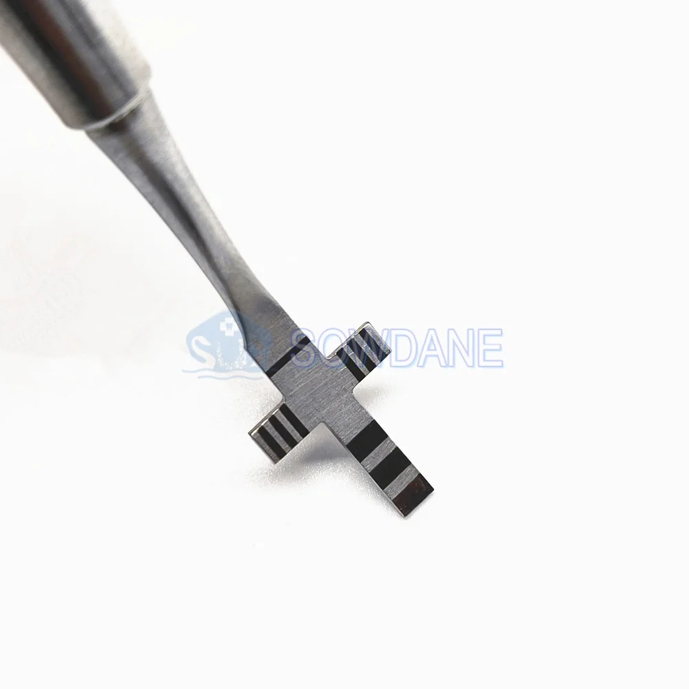Dental Orthodontic Aesthetic Teeth Crown Proportion Gauge Dentist Implant Measuring Ruler Caliper Spatula Compactor