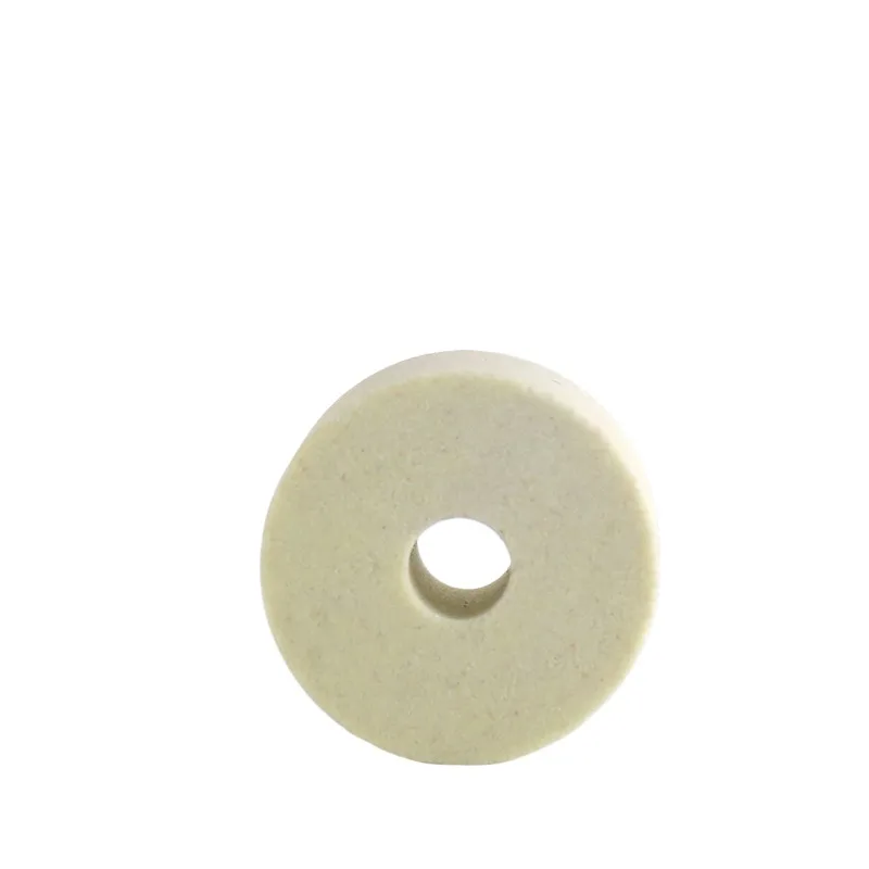 SA abrasive through hole beige grinding wheel is suitable for bearing lathe polishing grinding machine