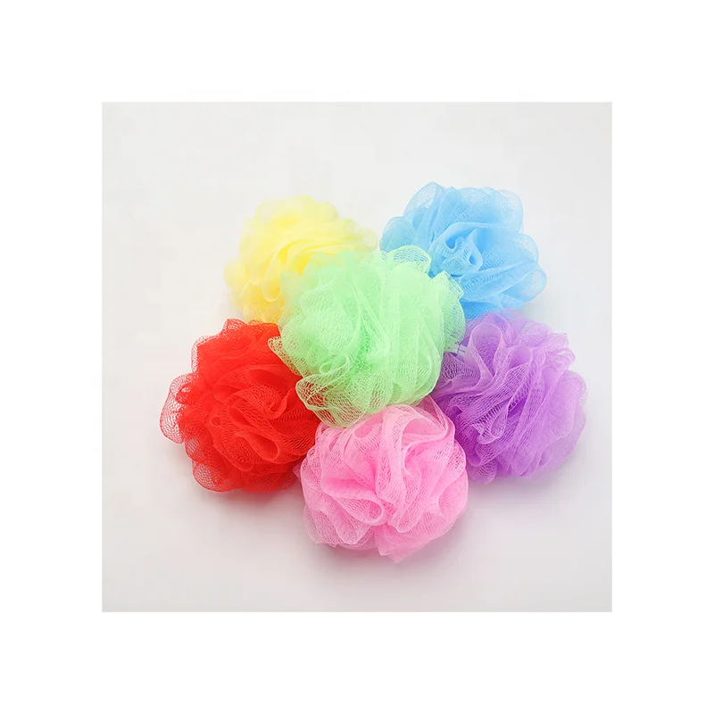 Factory Super Soft Bath Ball Shower Bouquet Loofah-bath-sponge Lace Mesh
