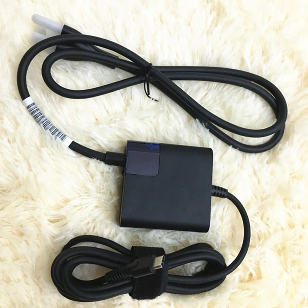 Genuine AC Adapter 65W USB Type C charger for HP Spectre X2 Pavilion X2 Elite power supply