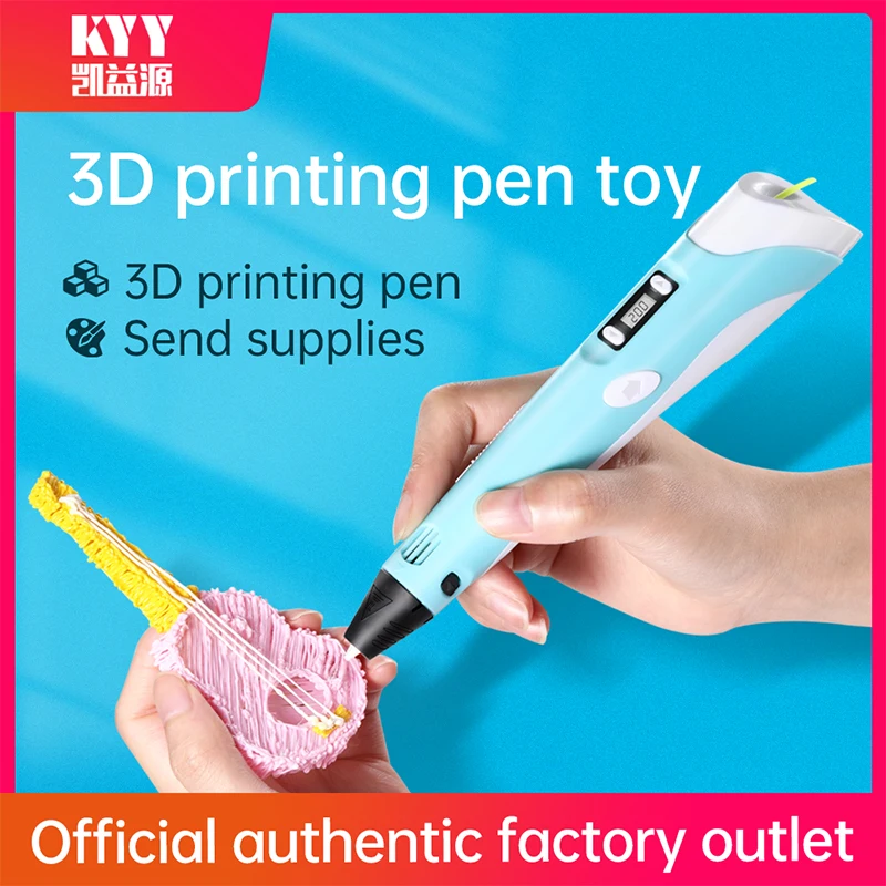 Ручка для 3D-принтера OEM с нитью 3D ручки PLA ABS 3d принтер карандаш детей ручка рисования Оптовая Продажа фабрики