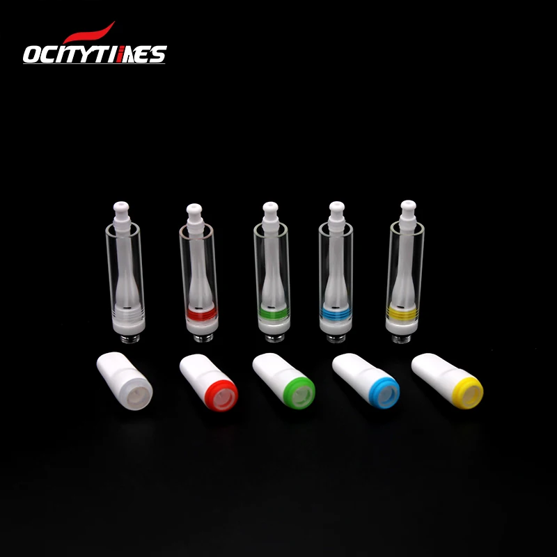 
super thick carts CBD atomizer tanks 510 oil vaporizers 1ML with all white body 