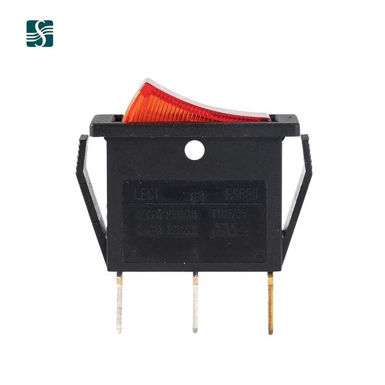 Home Mini Small Waterproof Rocker Switch High Quality 3 Pin Water Resistant Rocker Switches