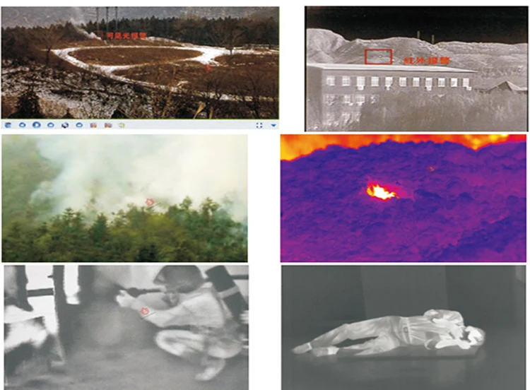 384*288 infrared network visible thermal imaging PTZ camera vehicle mounted boat mounted thermal imaging camera