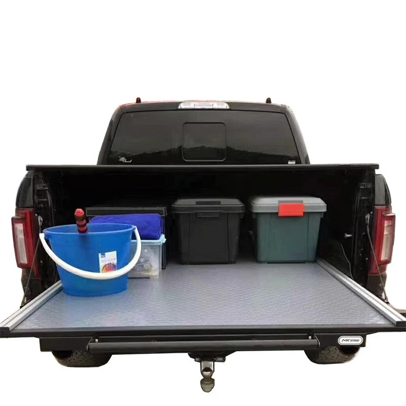 Pickup Truck Aluminum Tonneau cover Tundra Retractable Roller Lid Truck Bed hard tri-folding cover FOR NAVARA NP300