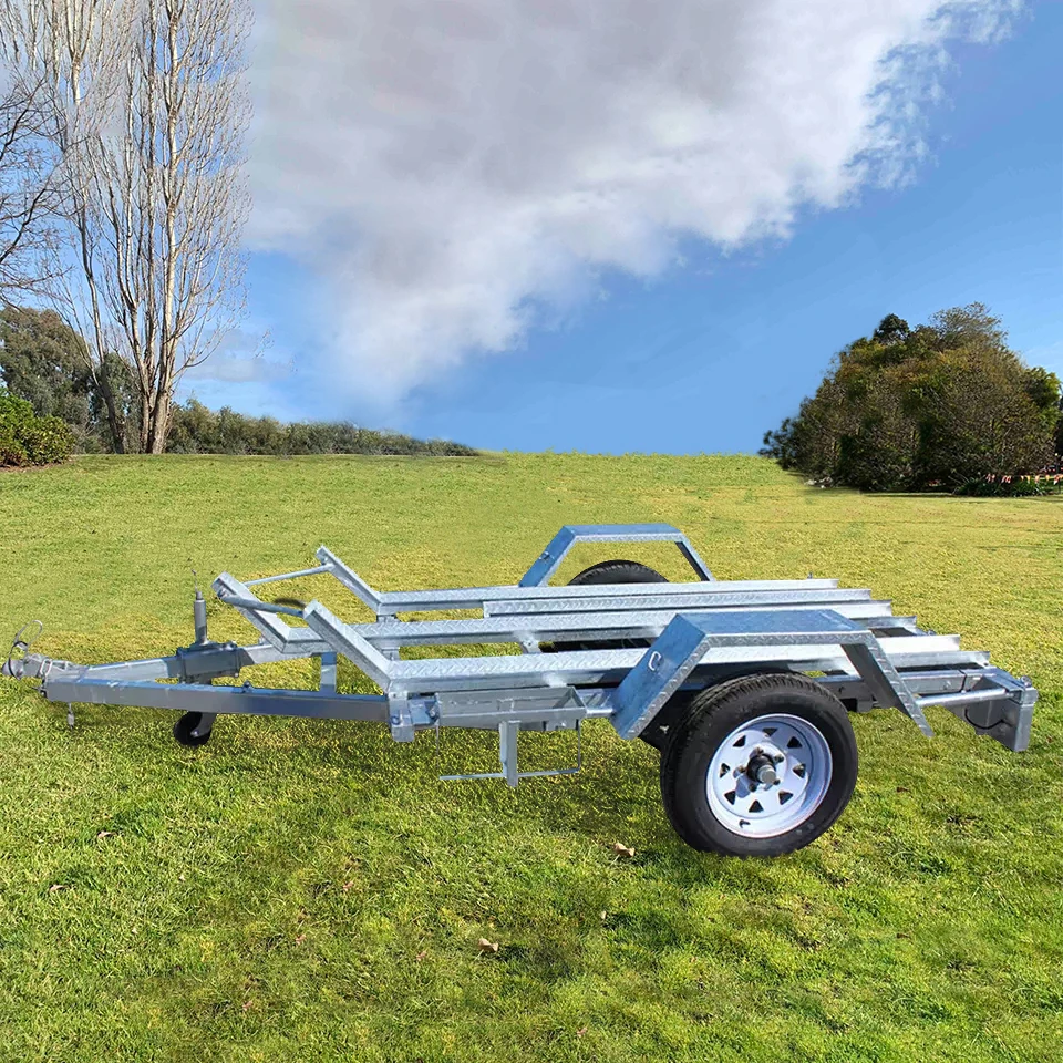 Single Dirt Cargo Motor Fat Bike Trailer For Motorbike To Tow