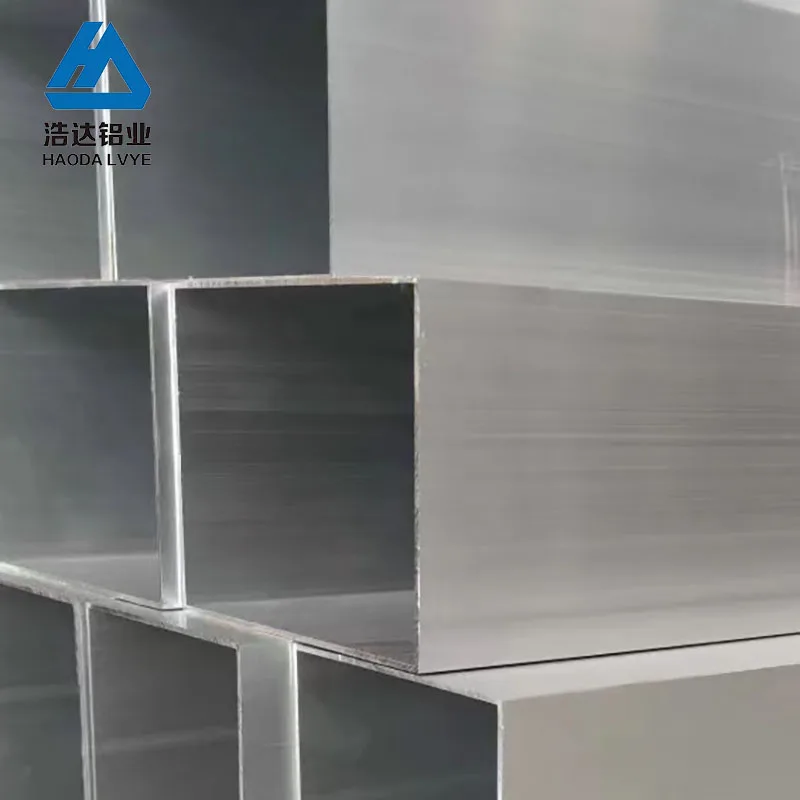 2.5cm 10 x 10 mm square aluminum tubing empty tubes 6068 aluminium extrusion tube for aluminum profile