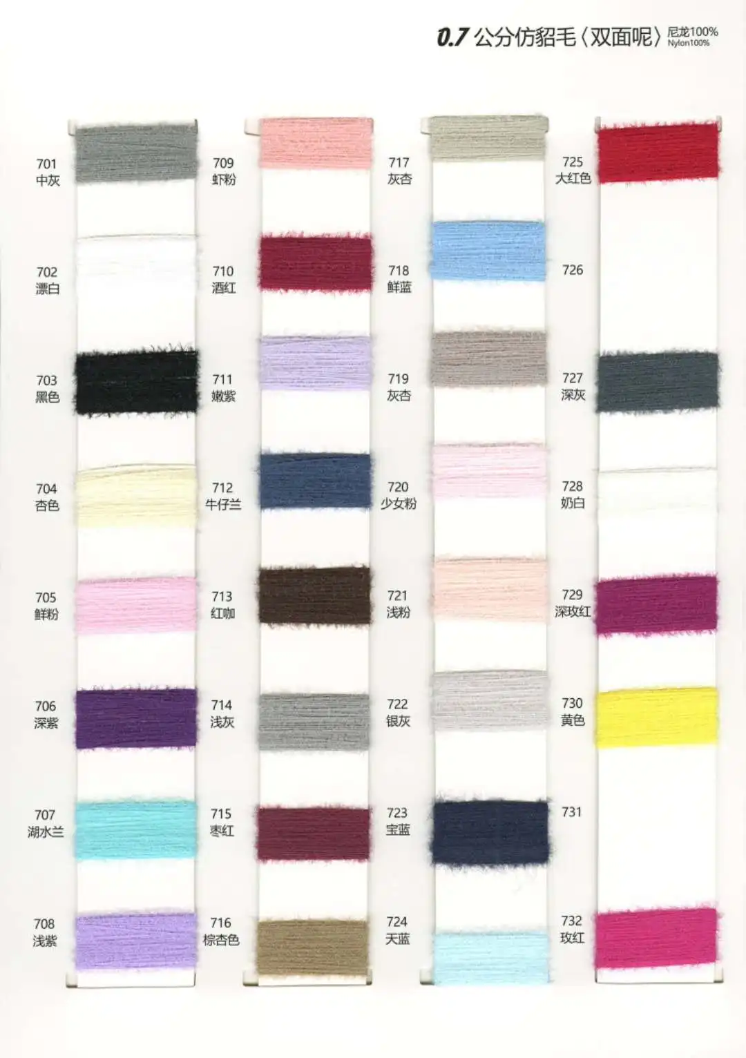 Wholesale Price High Qulity 0.5-0.7 Cm 100% Nylon Mink Yarn Crochet For