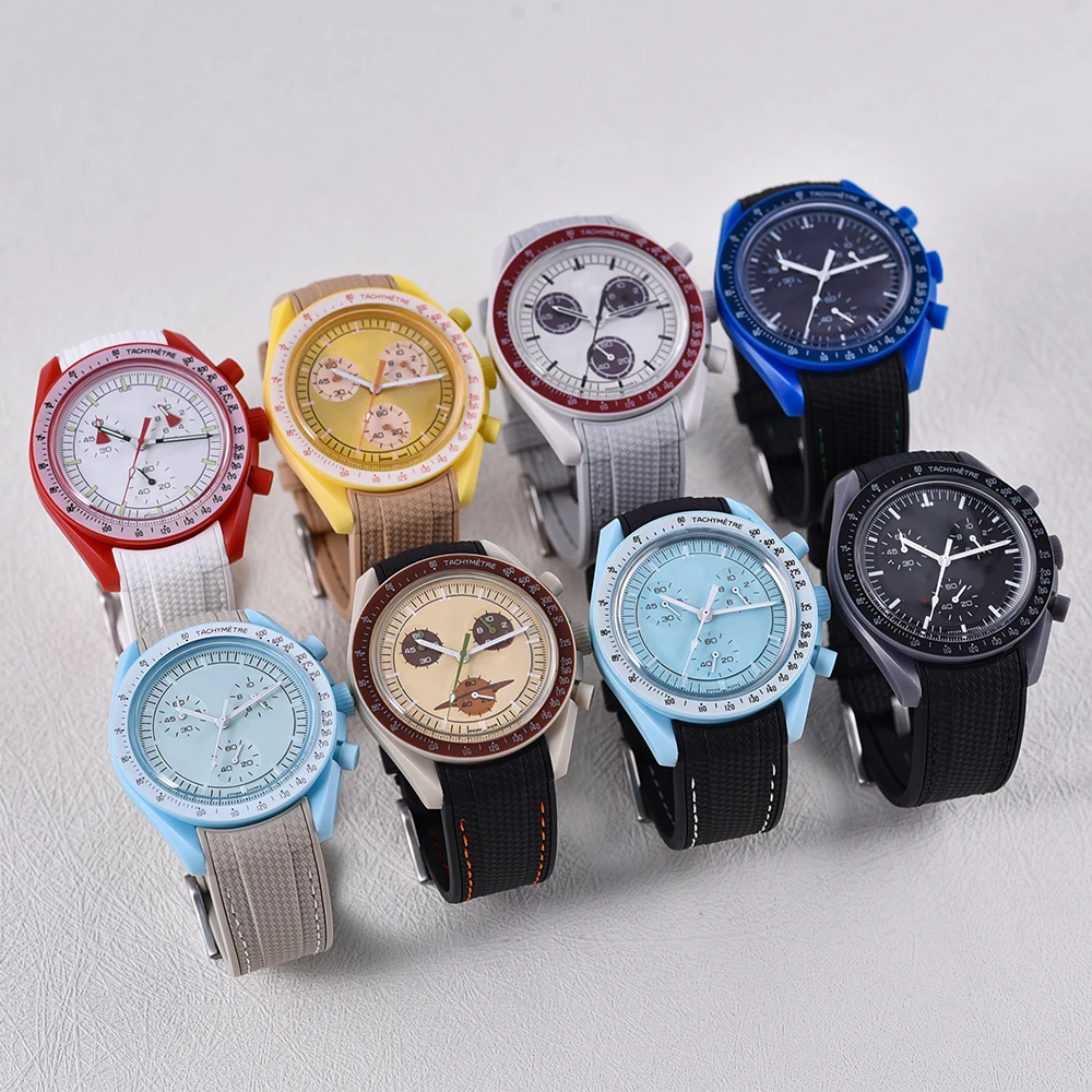 JUELONG 20mm Curved End Rubber Watch Bands Soft Rubber Replacement Watch Straps For Mo on Watches