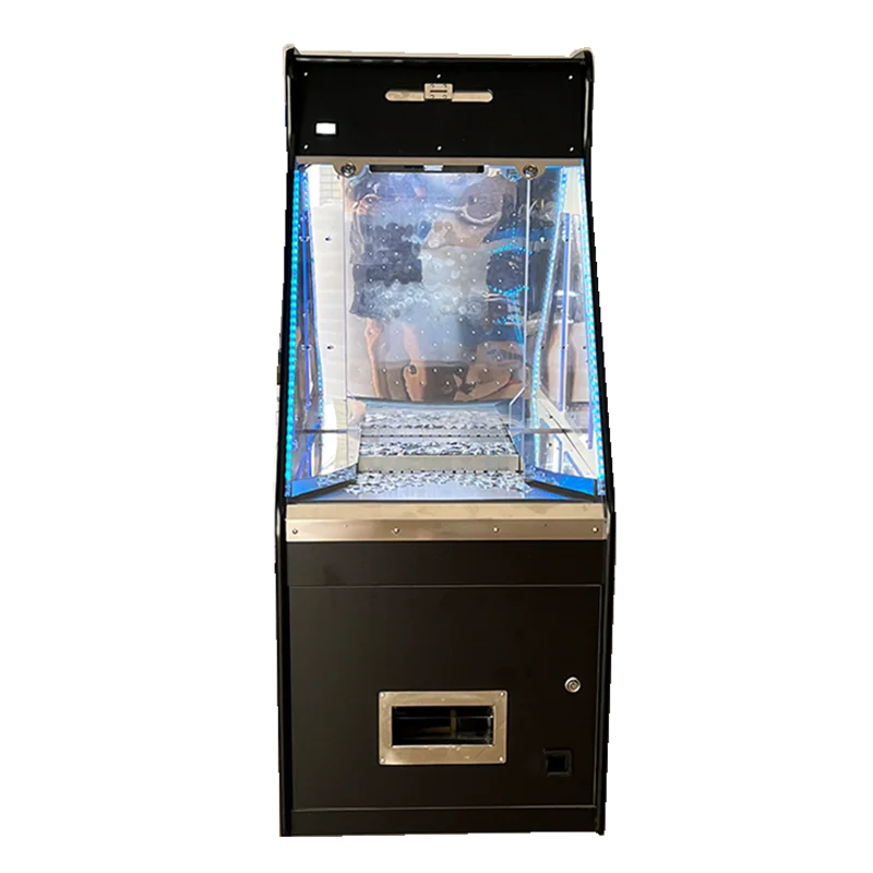 Riteng Malaysia Hot Sale Metal Adult Coin Pusher Vending Game Machine Plastic Token With Ticket Dispenser For Sale Trade