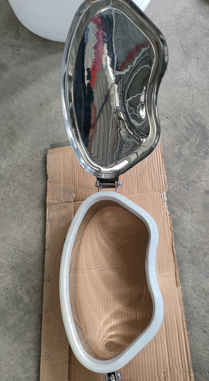 GHO High Quality Sanitary Stainless Steel Circular,fan Manhole Cover With Pressure