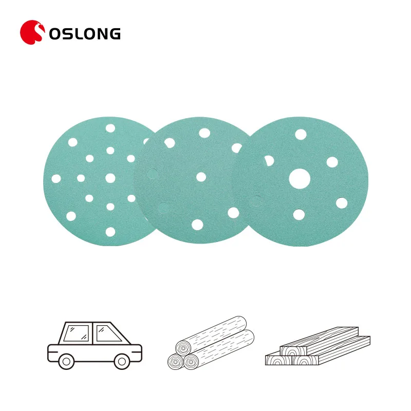 Бесплатный образец шлифовальный диск с крючком и петлей из ПЭТ-пленки 150 мм зернистость 180 для шлифовки электронных продуктов металлической поверхности
