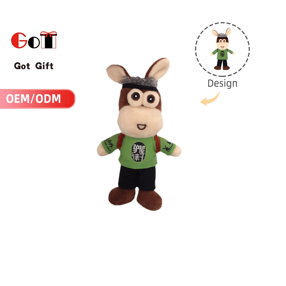 Factory Custom Logo Super Small Cute Soft Christmas Deer Plush Reindeer Stuffed Animal Toy Plush Toy