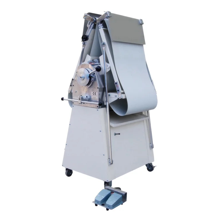 industry china wholesale stand type 520mm pastry dough sheeter bakery manual stand dough sheeter machine