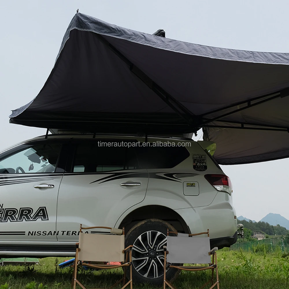 Outdoor Self Driving Equipment Car Side Tent Sunscreen Waterproof Overland Awning 270 Degrees Curtain Suv Large Space