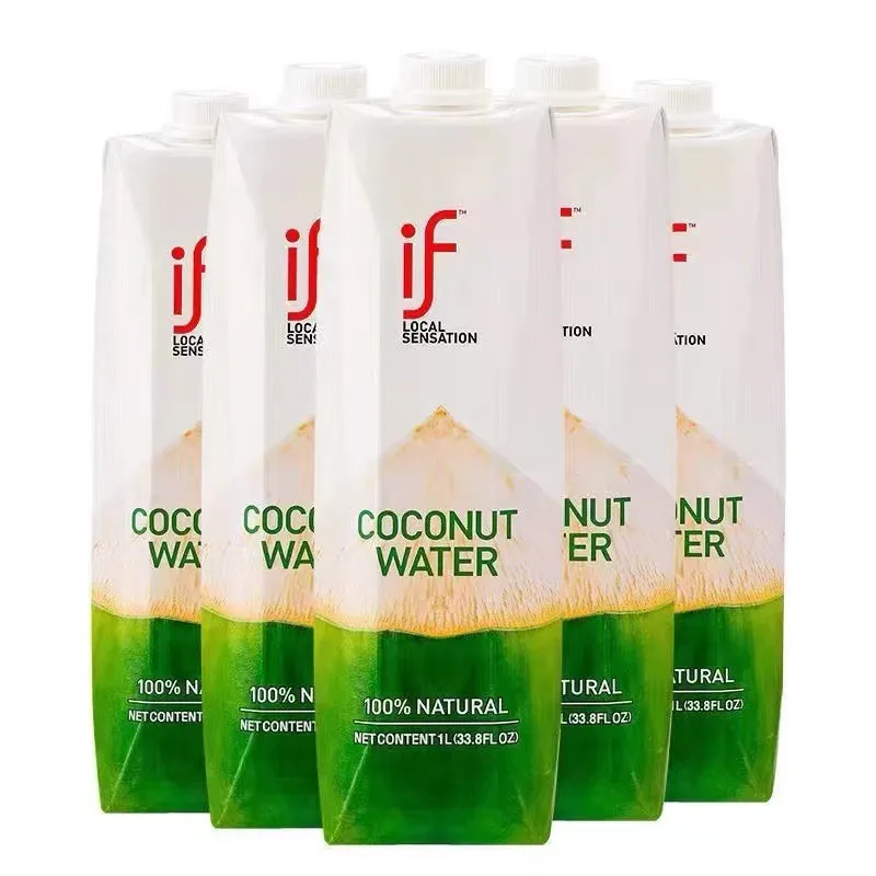 Thailand imported IF coconut water 1L*12 whole box of coconut water natural electrolyte water