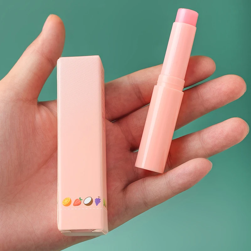 Оптовая продажа высококачественный пигментированный бальзам для губ с фруктовым ароматом увлажняющая формула сухие потрескавшиеся губы